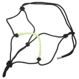 Corda trançada ajustável cabeça de cavalo brida headstall mostrar halter colar de treinamento portátil para cavilhas fornecimento de cavalo - Image 2