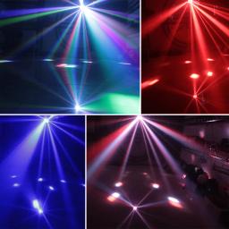 ALIEN-Controle Remoto DMX RGBW LED Laser Strobe, Disco DJ Feixe Spot, Stage Efeito de Iluminação, Party Dance Club, Casamento Luz Borboleta - Image 6