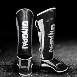 GINGPAI Adulto Muay Thai Caneleiras de Boxe MMA Taekwondo Suporte de Tornozelo Artes Marciais Kick Boxing Leggings Equipamento de Taekwondo - Image 1