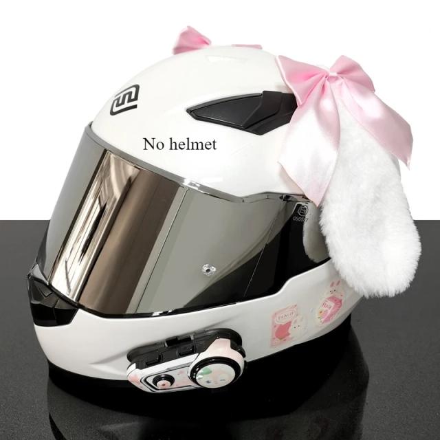 Decoração Kawaii para Capacete de Motocicleta e Bicicleta Elétrica