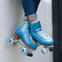 Patins da roda do plutônio com quadro da liga de alumínio, sapatos super do couro da fibra, elasticidade alta, indoor, rua, aptidão, patinação, luxo - Image 6