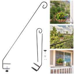Gancho resistente para alimentador de pássaros, gancho giratório de 360 graus para trilhos, braçadeira ajustável, gancho montado para alimentadores de pássaros, plantadores - Image 1