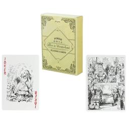 Alice Clássica Jogando Cartas para Entretenimento, Cartas Bonitas de Poker, Retro, Vintage - Image 1