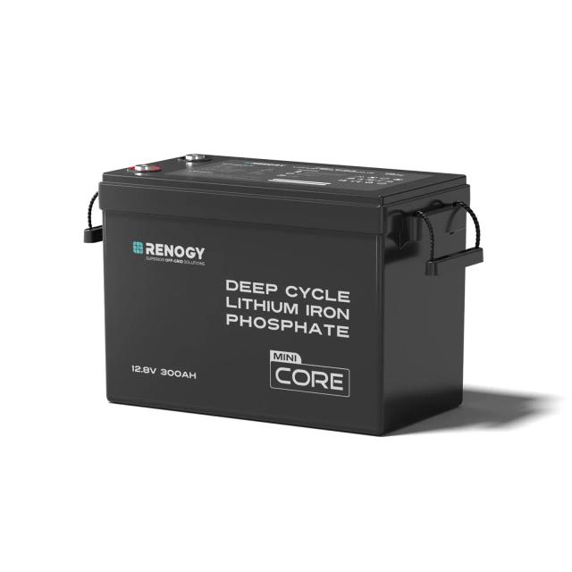 RENOGY Bateria LiFePO4 Core Mini 12,8 V 300Ah Proteção Baixa Temperatura Solar