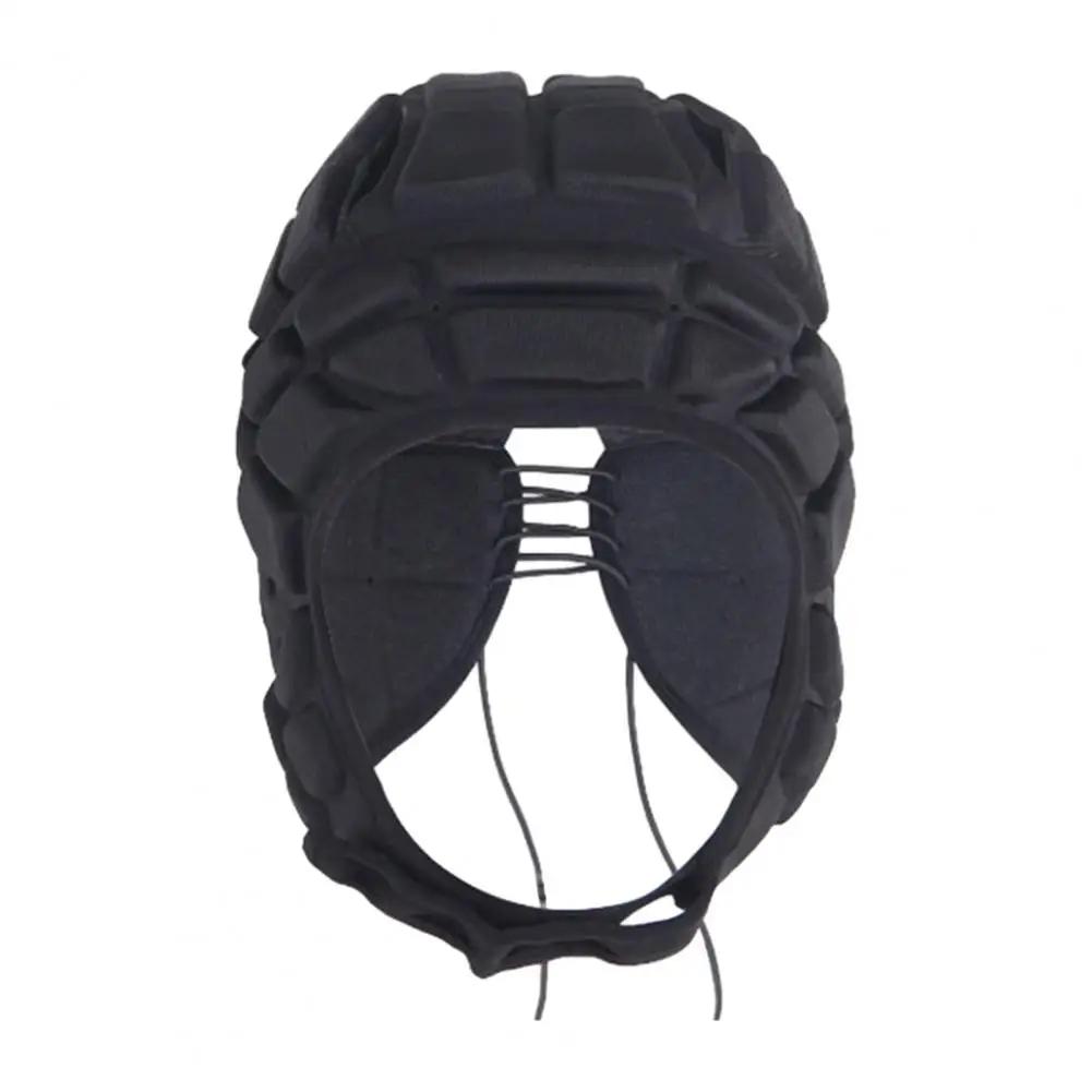 Capacete de rugby com alça ajustável, protetor de cabeça resistente a impactos, capacete protetor para crianças e jovens, futebol e esqui - Image 1