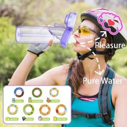 Anéis de Sabor para Esportes Garrafa De Água, Tritan Cup, Sabor Pods, Apto Para A Saúde, Bebida Mais, Exercício De Fitness, 1Pc - Image 3