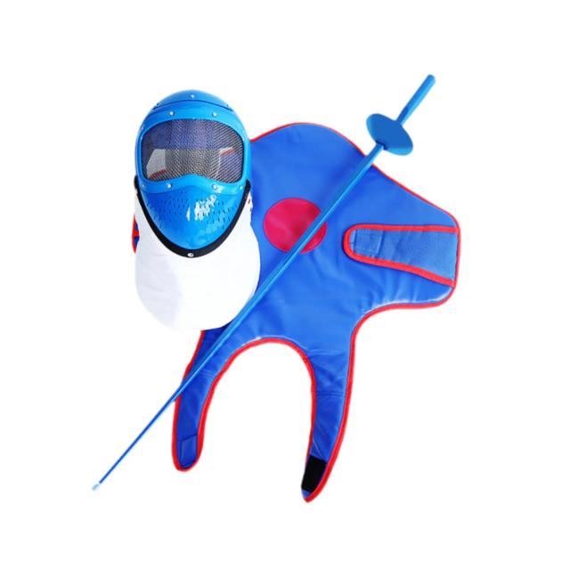 Máscara de Esgrima Infantil: Proteção Facial Respirável e Confortável para Iniciantes, Anti-Facada