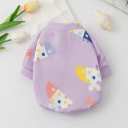 Desenhos animados impressos camisola macia para cães pequenos, Chihuahua roupas, quente Pet Outfit, roupas de inverno, novo - Image 4