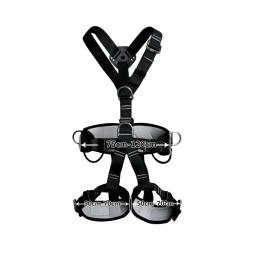 Arnês de Escalada Profissional de Corpo Inteiro para Homens e Mulheres, Cinto para Montanhismo, Atividades ao Ar Livre, Treinamento, Rapel - Image 6