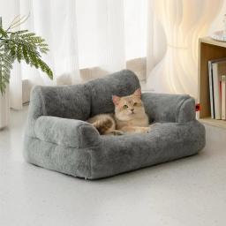 Mewoofun-Sofá-cama lavável para gatos e cães pequenos, cama de dormir cachorro, sofá de gato, camas internas - Image 2