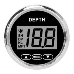 Waterproof Marine profundidade calibre tocou, luminoso branco, 52mm, 2in, 100m, 110yd, barcos, barcos de pesca - Image 5