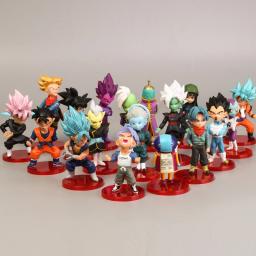 Dragon ball super filho goku vegeta broly buu figura de ação dragon ball figura conjunto anime estatuetas ultra instinto modelo presentes brinquedos - Image 4