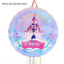 Disney Princesa Castelo Pinata, Favor Festa De Aniversário, Decoração De Festa De Escola, Celebração De Aniversário, Brinquedos DIY - Image 4
