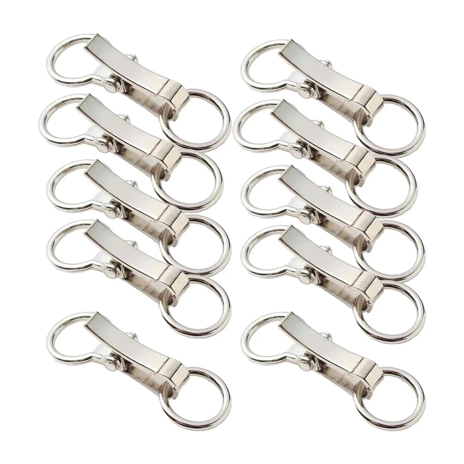 Destacável Metal Alloy Snap Gancho Fecho, Prendedor Decorativo, Hardware para Bolsa, Escalada Lock, Acessórios de Vestuário, 10 Pcs - Image 1