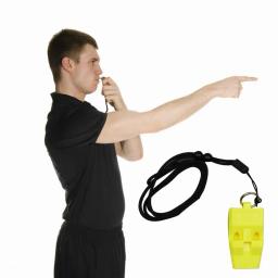 Compacto alto colorido árbitro apito, alta decibel, suprimentos de treinamento esportivo para basquete, futebol, torcer fãs - Image 1