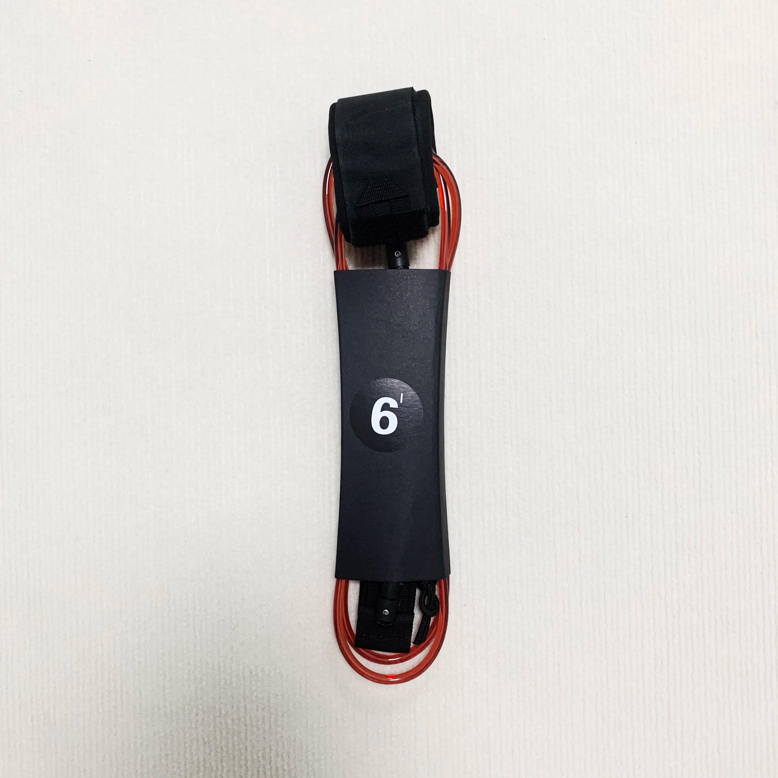 Inflável Paddle Board Foot Rope, SUP Leash, prancha Leash, Longboard Foot Rope, TPU inoxidável Swivels, 6-9ft - Image 1