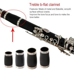 Componente profissional do tubo de ajuste do clarinete, Duas seções, Universal B Flat Pipe, Acessório instrumento de sopro, Peças sobressalentes - Image 1