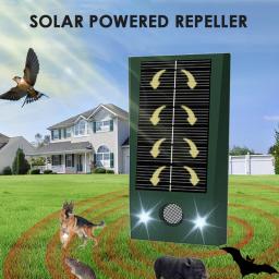 Ultrasonic Electric Bird Repeller, Defesa Solar, Repelente Infravermelho, Rato, Pombo, Assustador, Rato, Gato, Cão, Águia, Anti Birds - Image 1