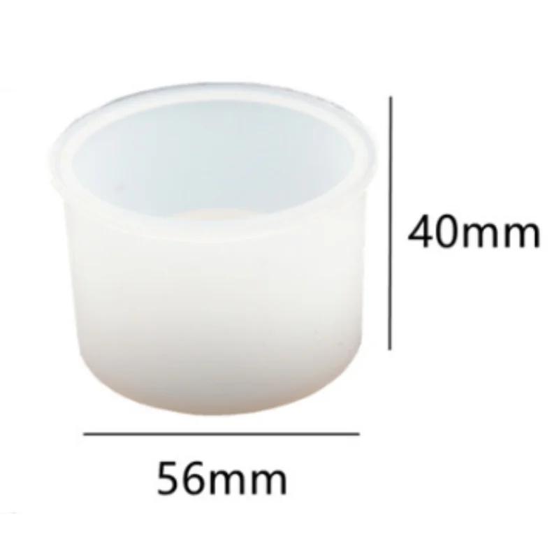 Diy cristal resina epóxi molde castiçal grande médio e pequeno aromaterapia vela bandeja espelho molde de silicone - Image 1
