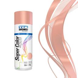 Tinta spray metálico rose gold 350ml 250g - tekbond - Image 1