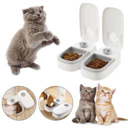 Alimentador automático do animal de estimação, distribuidor do alimento, bacia, armazenamento de alimento, acessórios do agregado familiar, recipiente, e8n1 - Image 4