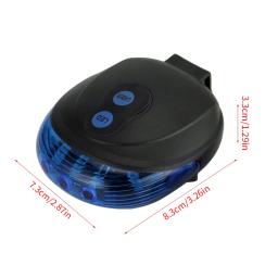 LED Laser segurança aviso luz para bicicleta impermeável cauda luz bicicleta acessório - Image 6