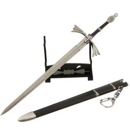 Coleções Dark Sister Sword for Boys, arma medieval, acessórios de samurai de metal, chaveiro, presente legal, brinquedos, 22cm - Image 6