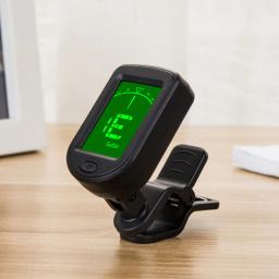 Afinador de guitarra T-02 clip-on sintonizador digital cromático display lcd mini tamanho sintonizador para violão ukulele violino acessório - Image 3