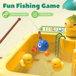 Flutuante água cozinha pia brinquedos, torneira elétrica jogar, brinquedos de bilhar, água jogar - Image 4