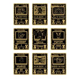Cartão Pokémon Black Metal, Mewtwo, Pikachu, Eevee, Desenhos animados Anime, Coleção limitada, Cartão de Batalha, Presente de Aniversário - Image 1
