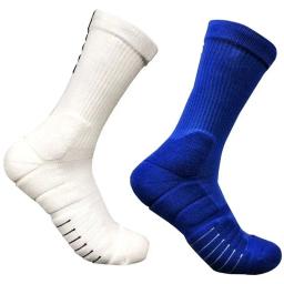 Meias esportivas de basquete masculino, meio tubo, espesso, meias de elite, longas, respiráveis, meias absorventes de suor - Image 1