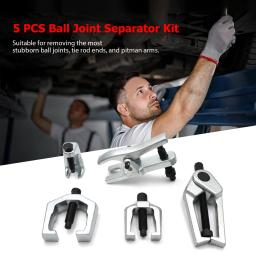 Automotive Front End Service Set, Ball Joint Separator Kit, Pitman Arm Puller, Tie Rod End Remover, Splitter Removal Tool, 5pcs - Image 3