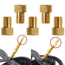 Presta para Schrader Adaptadores, alumínio liga pneu válvula conectores, cobre bicicleta bomba, bicicleta peças, 4 pcs, 5 pcs, 10 pcs, 20pcs - Image 5