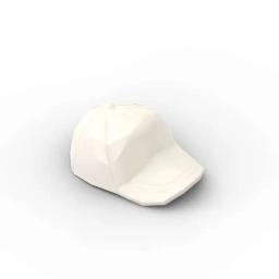 MOC-Head Gear Cap Blocos de Construção, Peças Curtas, Costuras Curvas, Bill, Tijolos Montar, Brinquedos de Partículas, Presentes de Aniversário Infantil, 10Pcs, 93219 - Image 3
