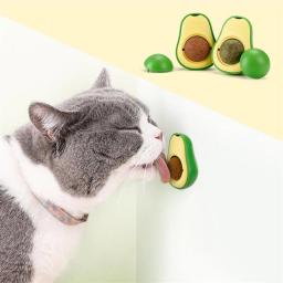 Abacate Catnip Para Gato Erva Natural Relaxante C/ Adesivo Parede - Image 2