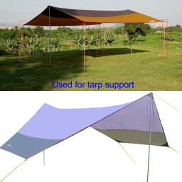 Pólos de lona ajustáveis com lâmpada, Acessórios para barraca suspensa, Dobrável Outdoor Camping Toldo Rod, Suporte dobrável, Pole Sticks, 2m - Image 6
