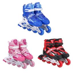 Patins unisex com camada tripla de vedação, tamanho ajustável, multi cor, seguro, durável, em linha, crianças, crianças, esportes - Image 1