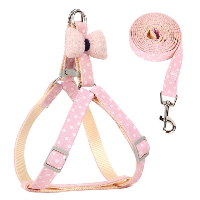 Coleira ajustável para pets com laço adorável para cães e gatos