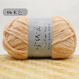 Fio De Lã De Veludo De Neve Para DIY, Fio De Crochê Quente Grosso, Boneca De Lenço De Camisola De Bebê De Tricô, Fio De Algodão De Malha De Mão, Bola 100g - Image 5