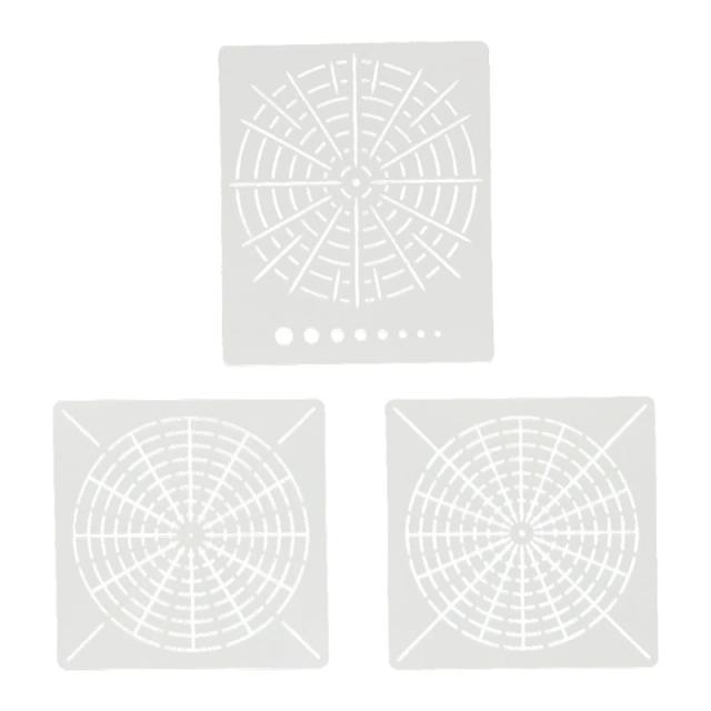 Modelo de Mandala Oca para Pintura de Pontos em Pedra - Ferramenta Criativa para Artesanato e Desenhos com Stencils