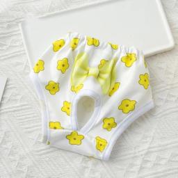 Fralda de cachorro confortável com forro acolchoado, calça menstrual pet absorvente, padrão dos desenhos animados, fraldas para prevenção de confusões - Image 2