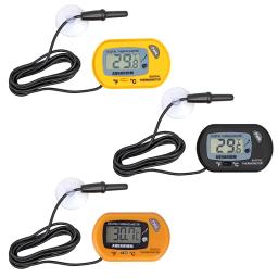 LCD Digital aquário termômetro, Sensor tanque de peixes com sonda, Detector de temperatura eletrônico, À prova d'água, Pet Shop - Image 1