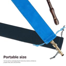 10 pçs saco de armazenamento clarinete flauta para tote gravador de áudio carry bolsa caso transporte - Image 2