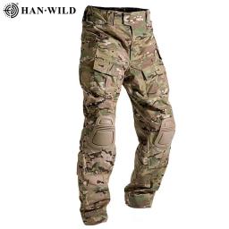 Calças de Carga Resistentes ao Desgaste para Escalada, Calça Camo Outdoor, Calças Táticas, Pano de Caça, Calças de Caminhada, Combate Paintball, Joelheira - Image 1