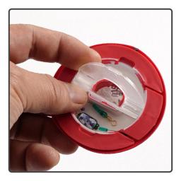 5 pçs/lote cor de armazenamento de silicone carretel principal linha de pesca em massa anel de armazenamento acessórios de pesca gadget - Image 4