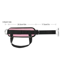 Duplo D-Ring Fitness Tornozelo Cinta, Máquina de Cabo, Chute, Costas, Ginásio, Perna, Glute Trainer, Hip Muscle Training Correias, 1Pc - Image 6