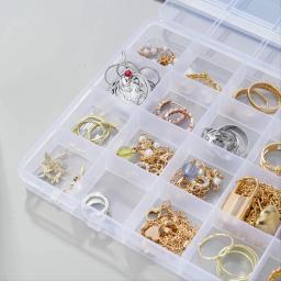 Organizador De Plástico Transparente Para Armazenamento De Jóias, DIY Artesanato Recipiente, Equipamento De Pesca, Forma E Arte, Atacado - Image 1