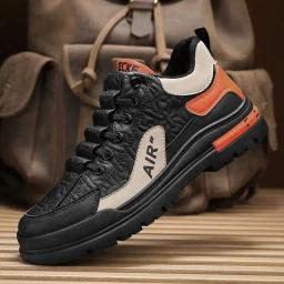 Tênis de corrida respiráveis para homens, tênis esportivo atlético, top alto, confortável, tênis casual macio, alta qualidade - Image 2