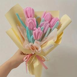Twister Sticks de cor macaron, Chenille Craft Supplies, Decorações artesanais DIY criativas, arte e artesanato, 100 peças - Image 5