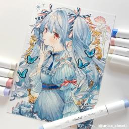 Ohuhu honolulu 48 cores marcador caneta conjunto marcadores de arte álcool recarregável dicas duplas esboçar desenho mangá material escolar arte - Image 2